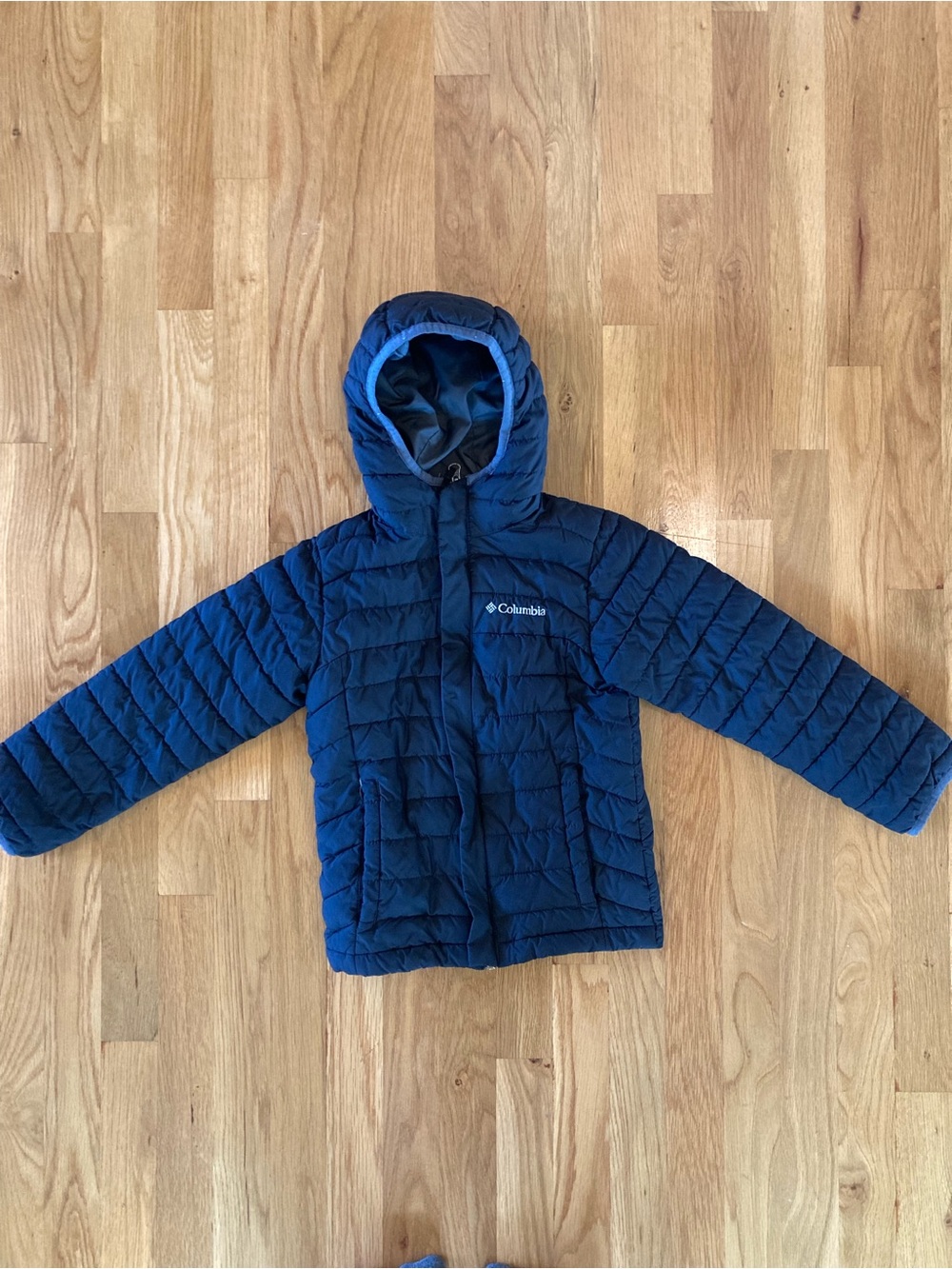 Columbia Kids Lightweight Hooded Puffer Jacket Size 6/7